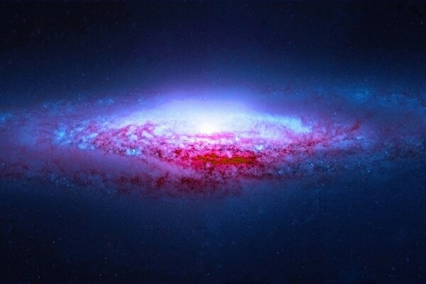 The galaxy in space looks gorgeous