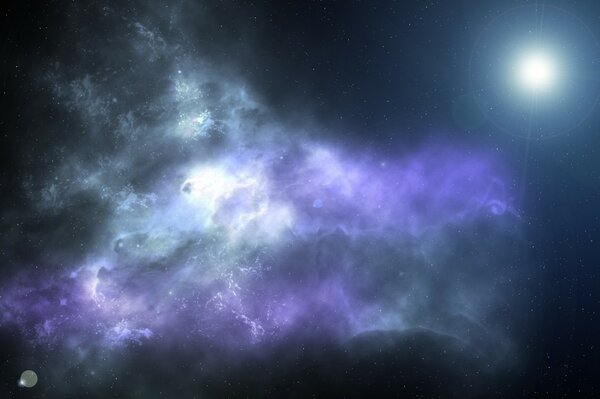 There s a nebula in space, it s beautiful