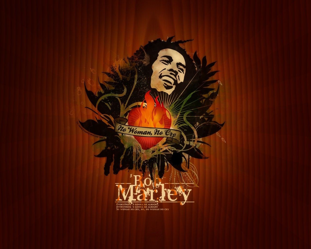 bob marley corazón textura