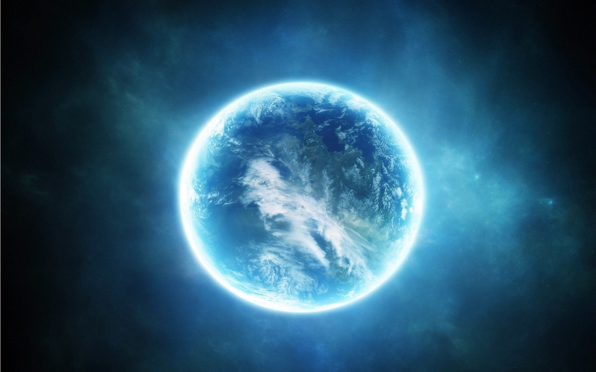 licht blau planet fantasie