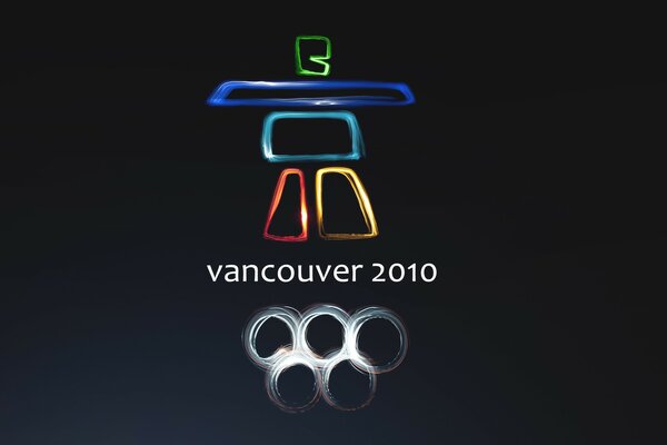 The symbol of the Vancouver Olympics in 2010. Signs of the Olympiad