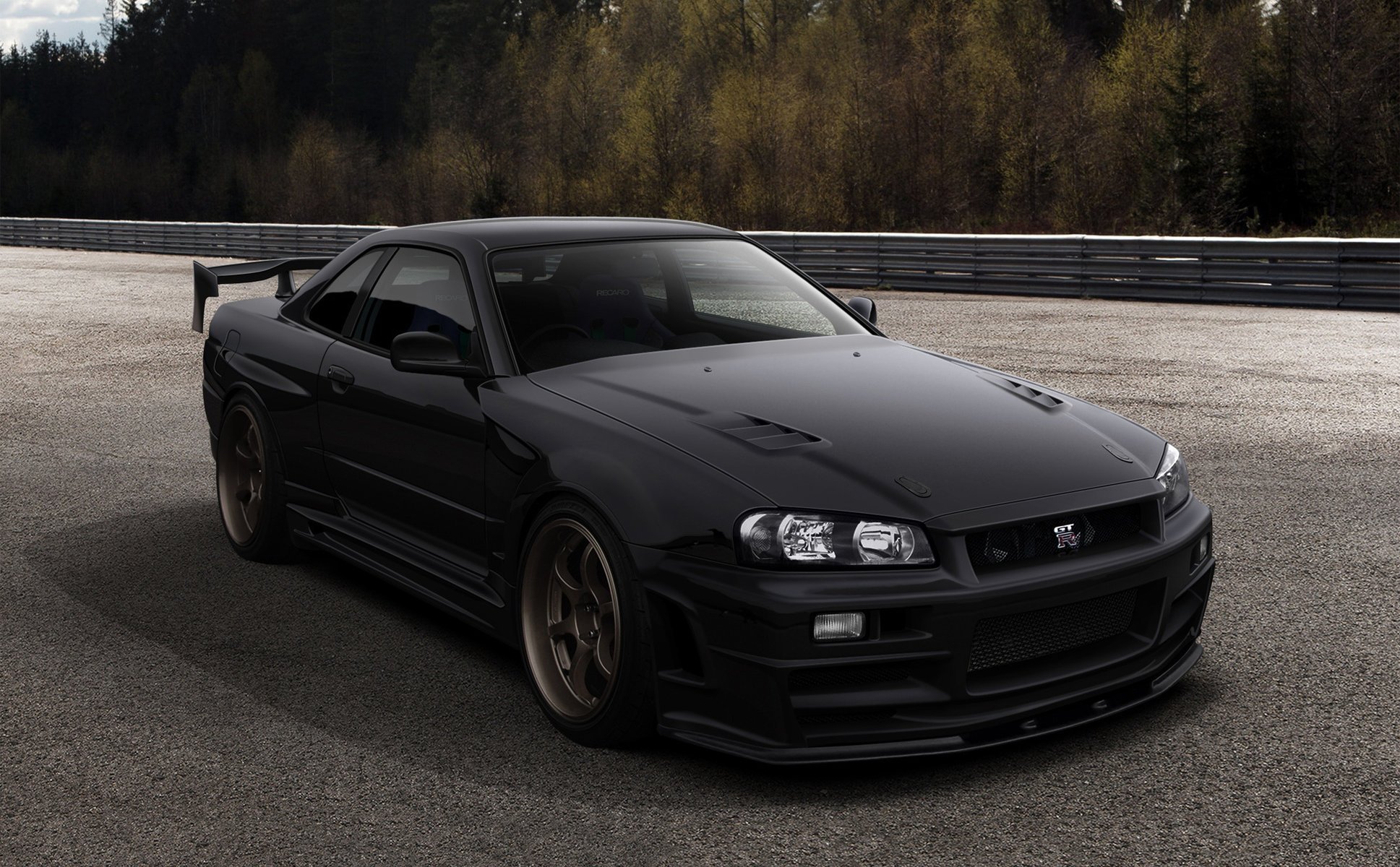 gtr34 nissan black