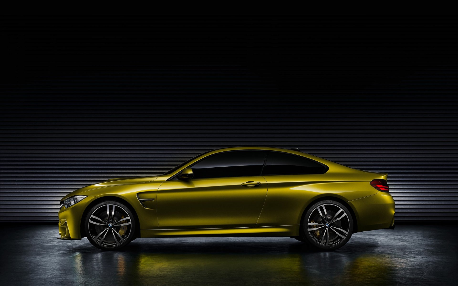 bmw m4 coupe concept bmw złoty