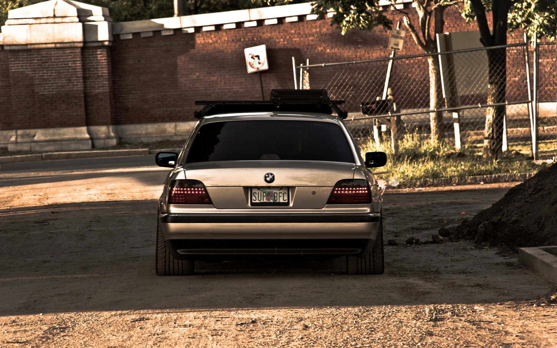 bmw 740 e38 reflektory zderzak boomer siódemka