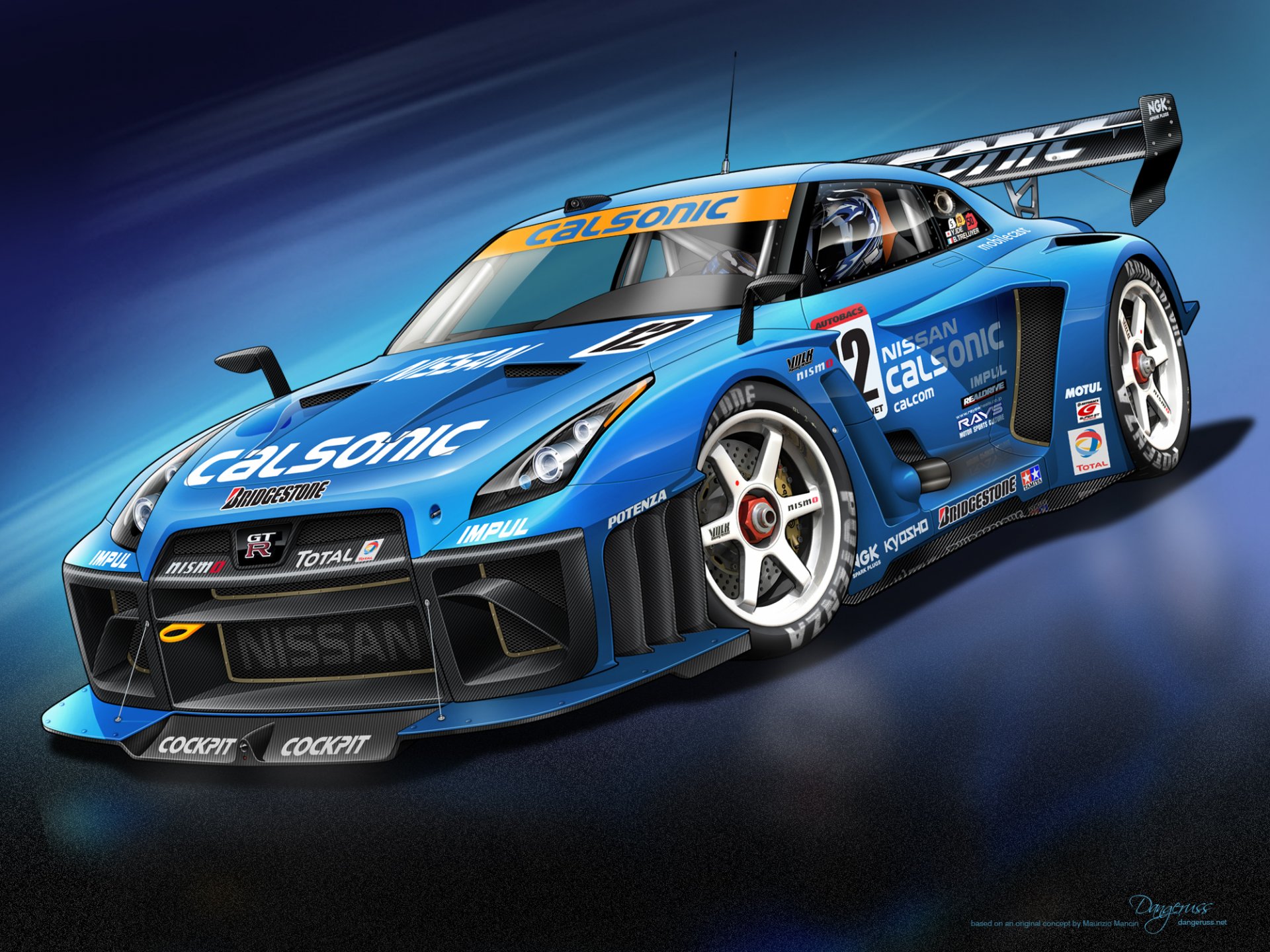 nissan gt-r car nissan body kit art