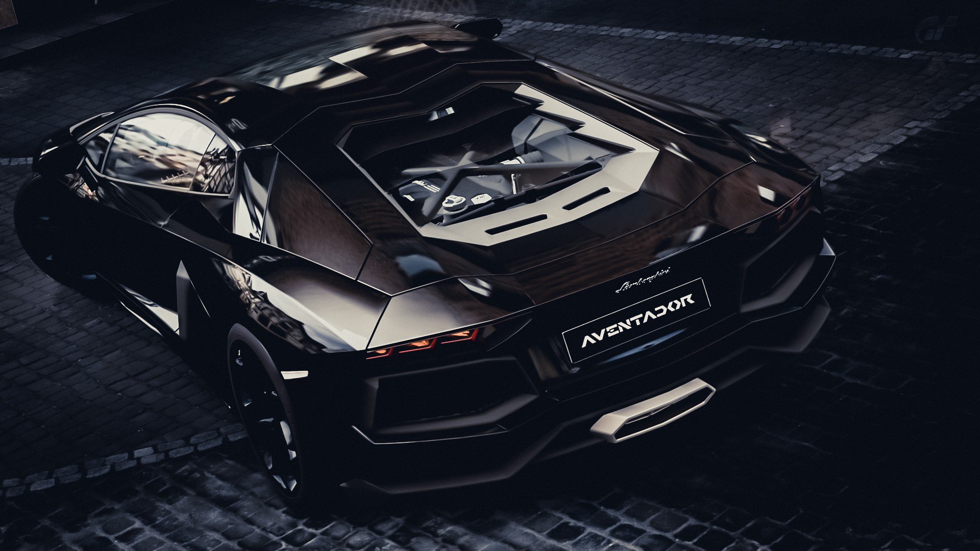 gran turismo 5 gt5 lamborghini aventador lp700-4 lb834 сзади