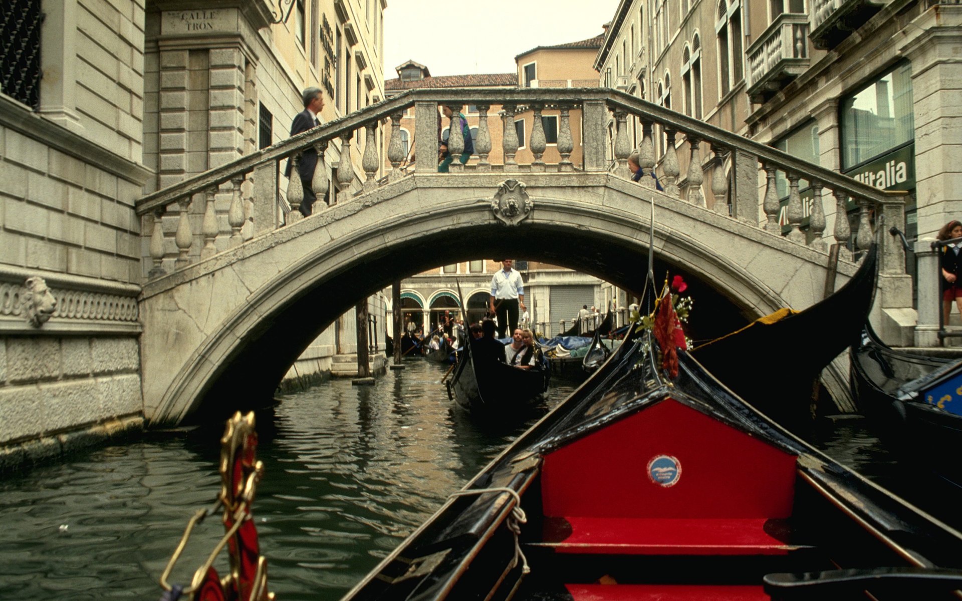 italie gandola venise pont