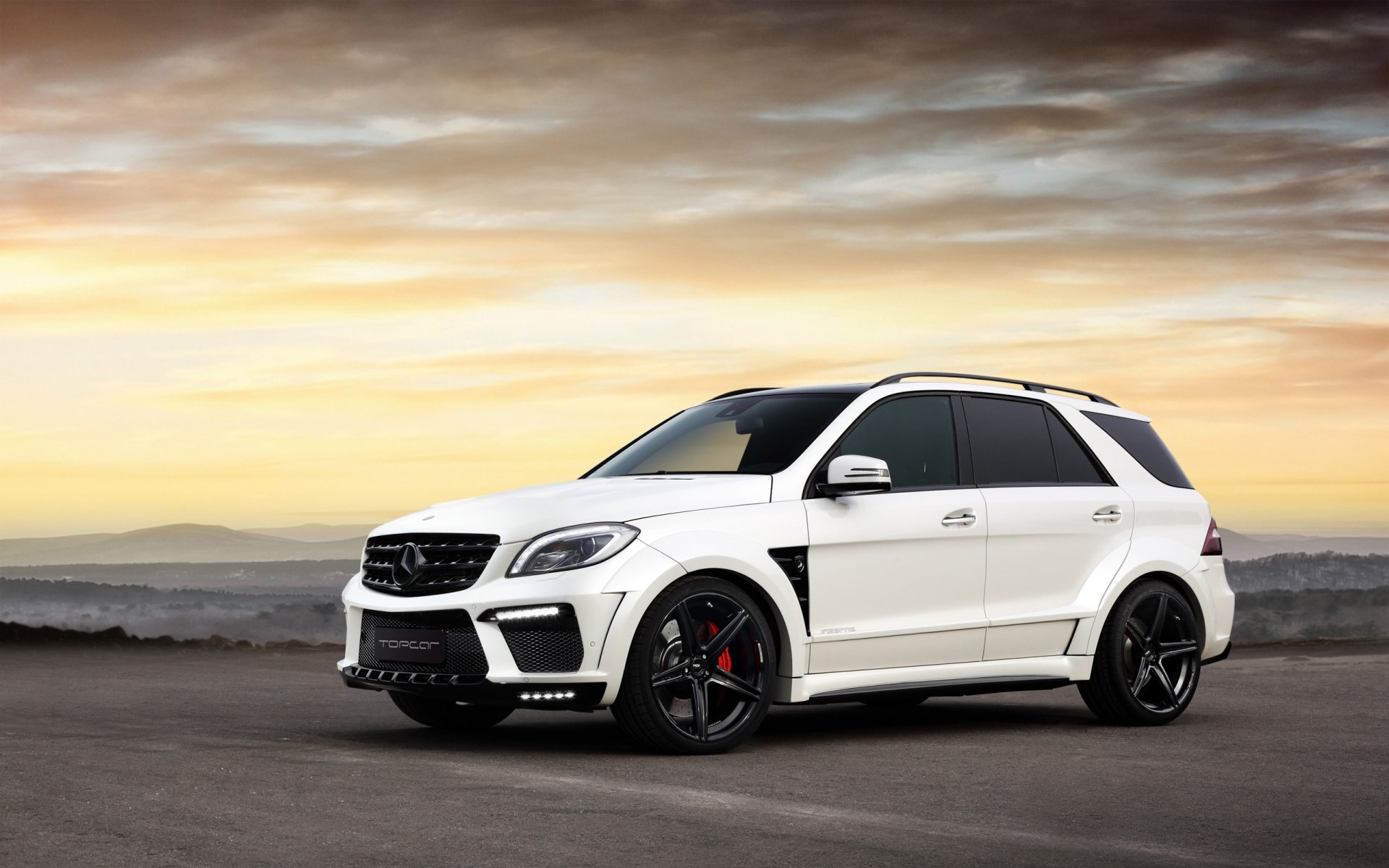 mercedes-benz ml 63 amg inferno bianco tuning auto topcar suv