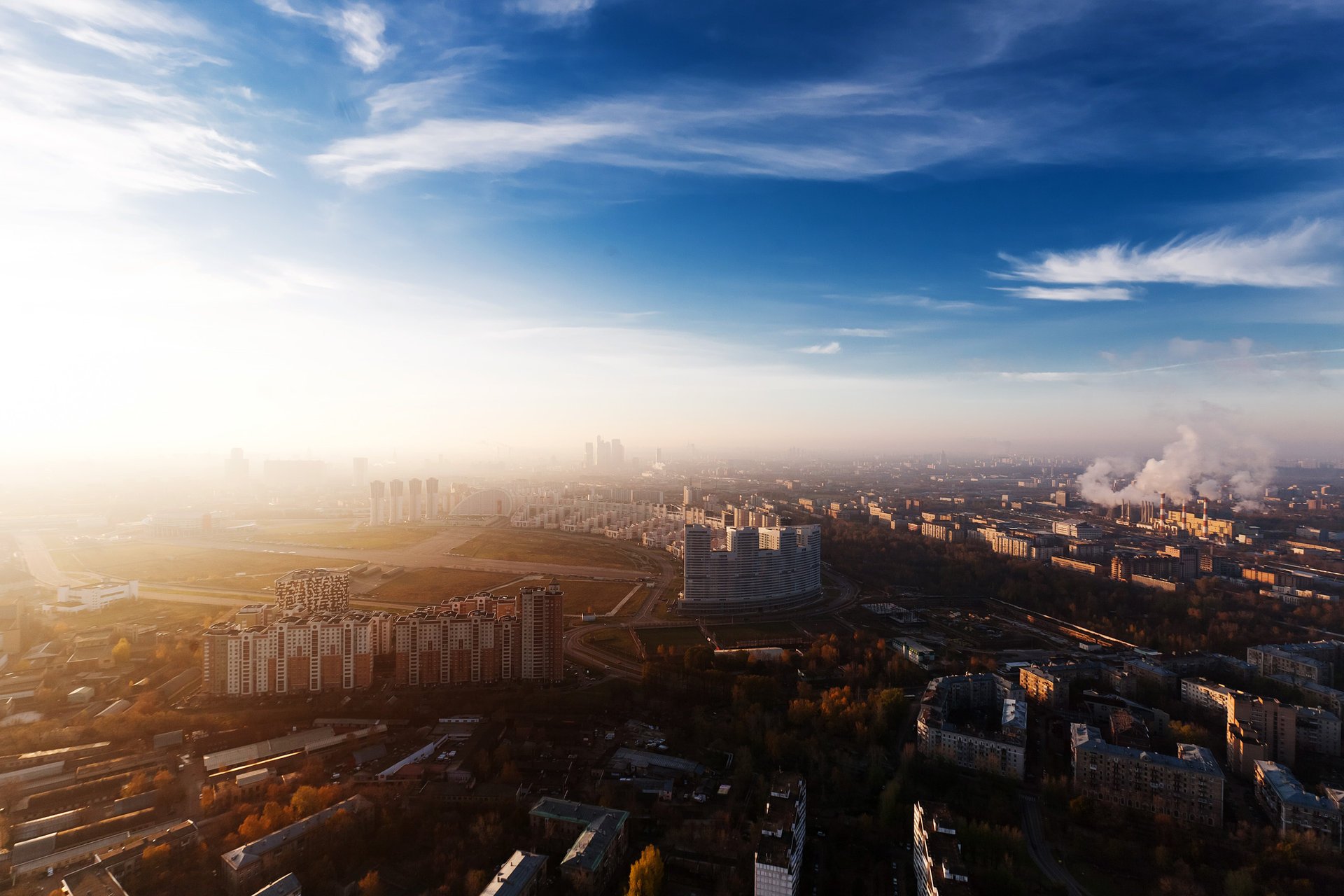 panorama moscú rusia ciudad panorama moscow casa