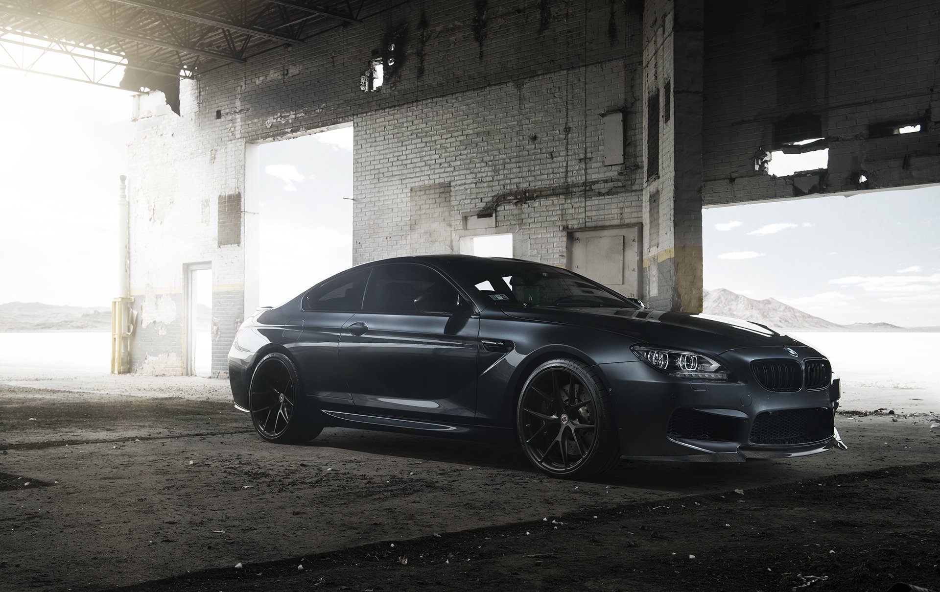 bmw m6 coupe czarny tuning bmw m6