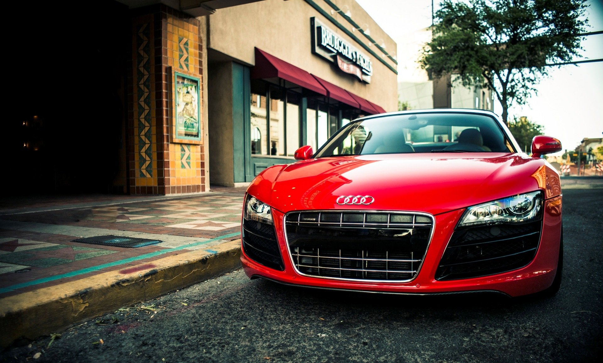 audi r8 v10 spider red audi p8 spider red