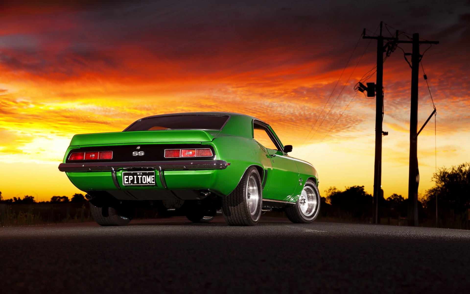 chevrolet camaro chevrolet camaro muscle car evening