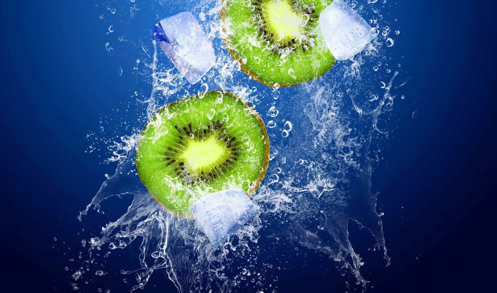 glace kiwi eau