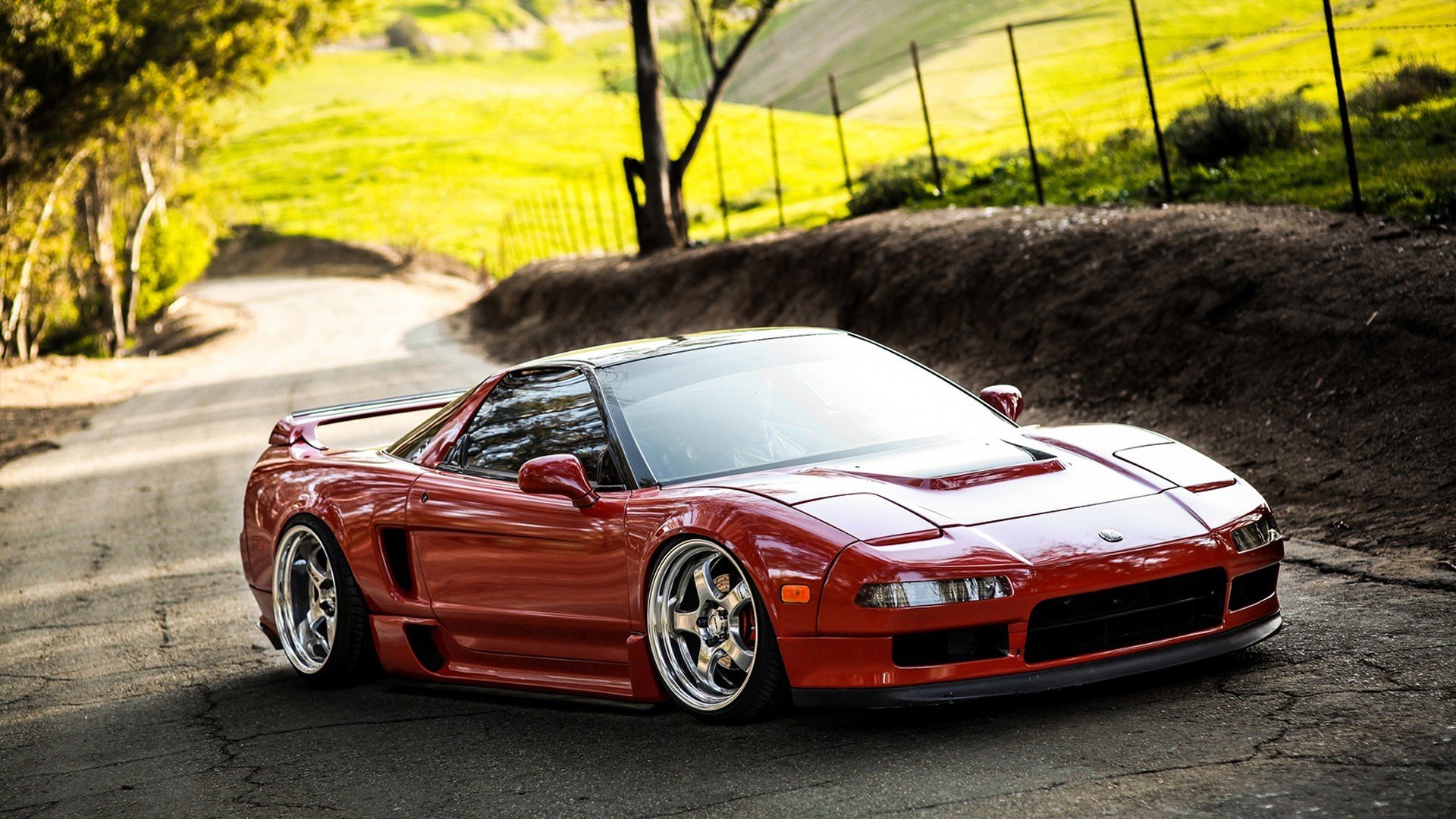 car wallpaper acura nsx jdm tuning red automotive desktop acura red car