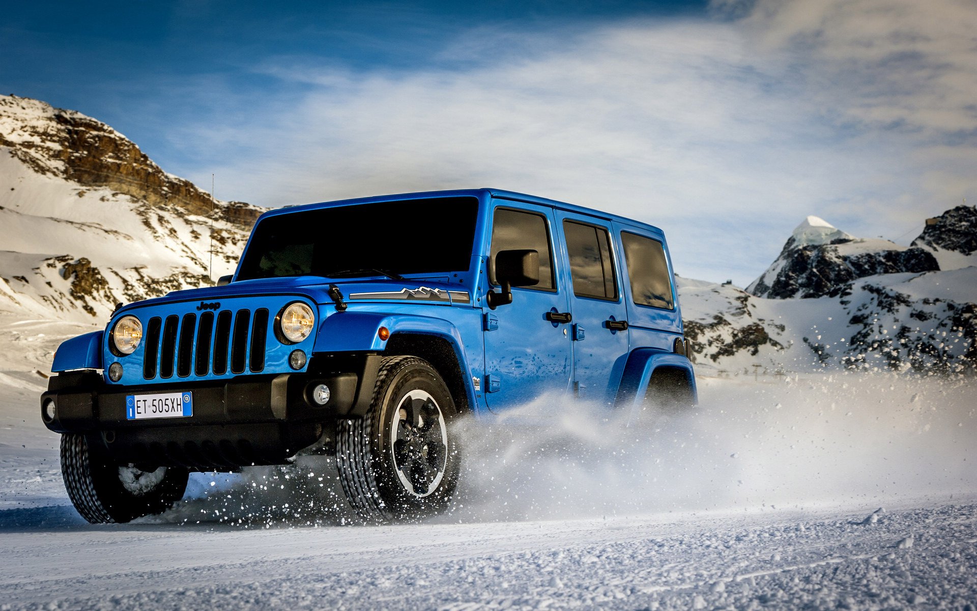 jeep wrangler polar coche auto coche montaña nieve