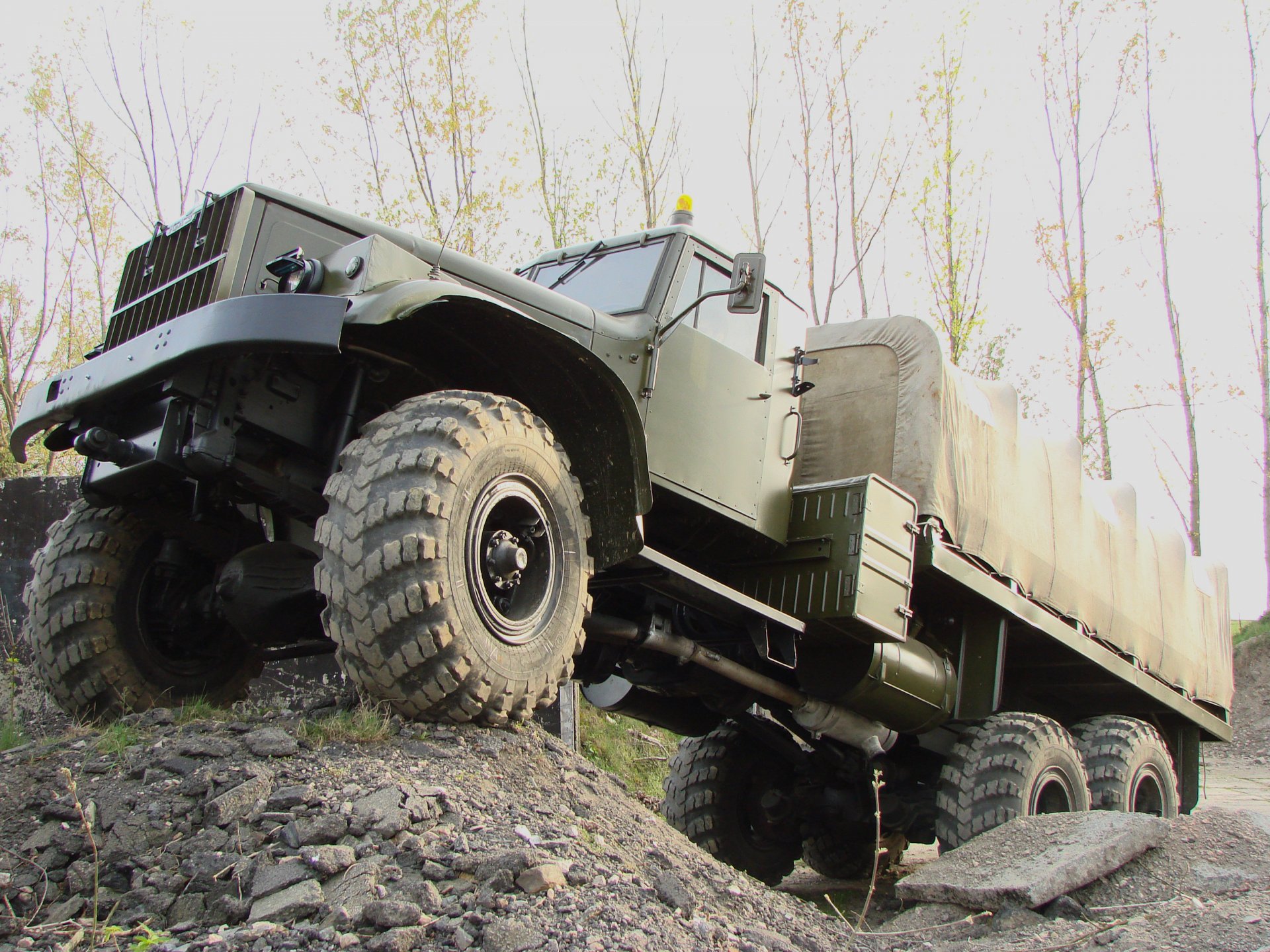 kraz 255b kraz camion militare fuoristrada fuoristrada carta da parati sfondo