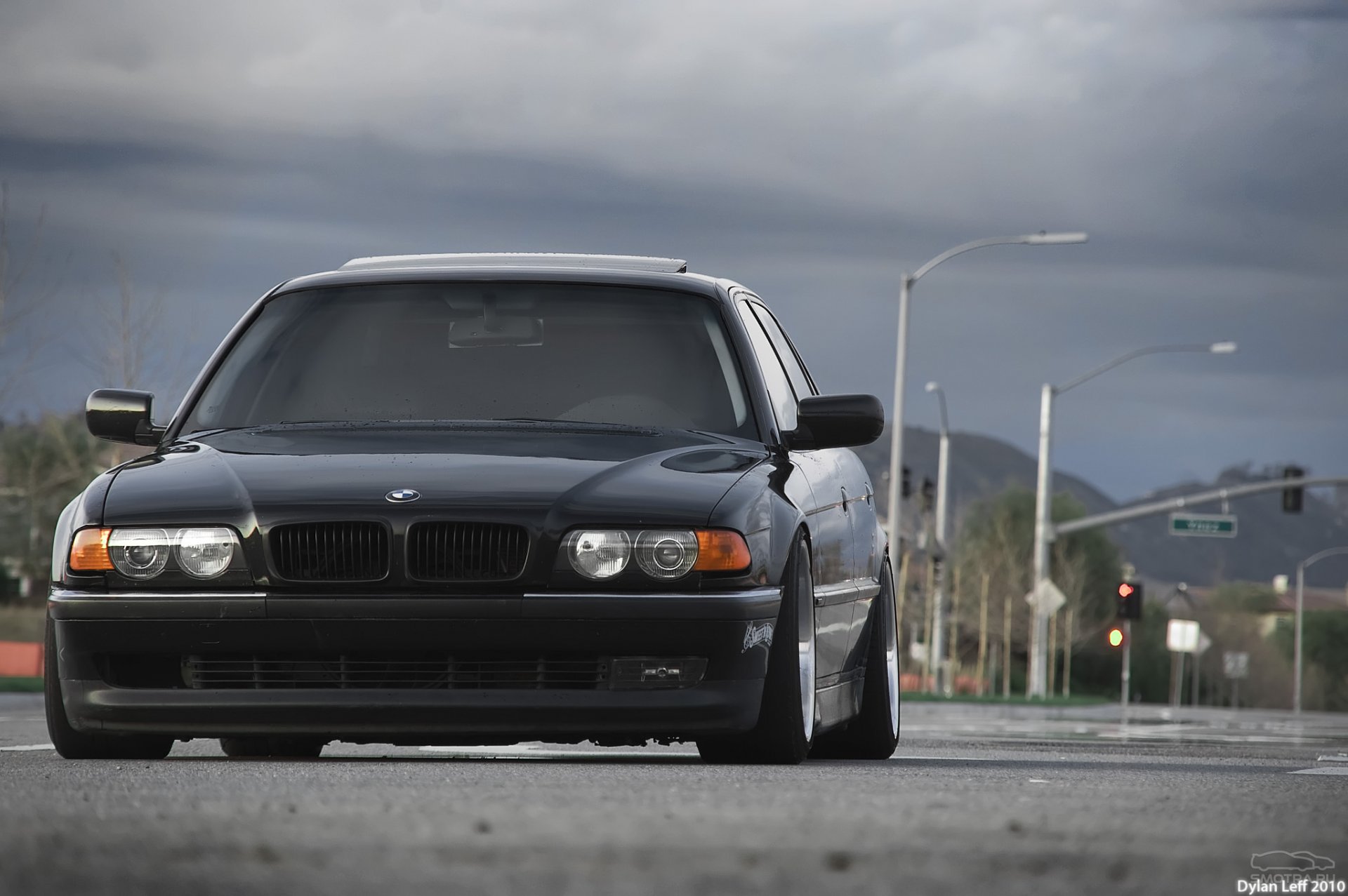 bmw 740 e38 dylan leff boomer seven felgen tuning straße