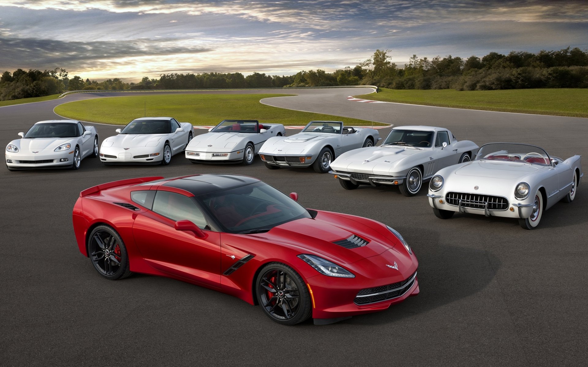 chevrolet corvette stingray c1 c2 c3 c4 c5 c6 c7 chevrolet stingray front evolution