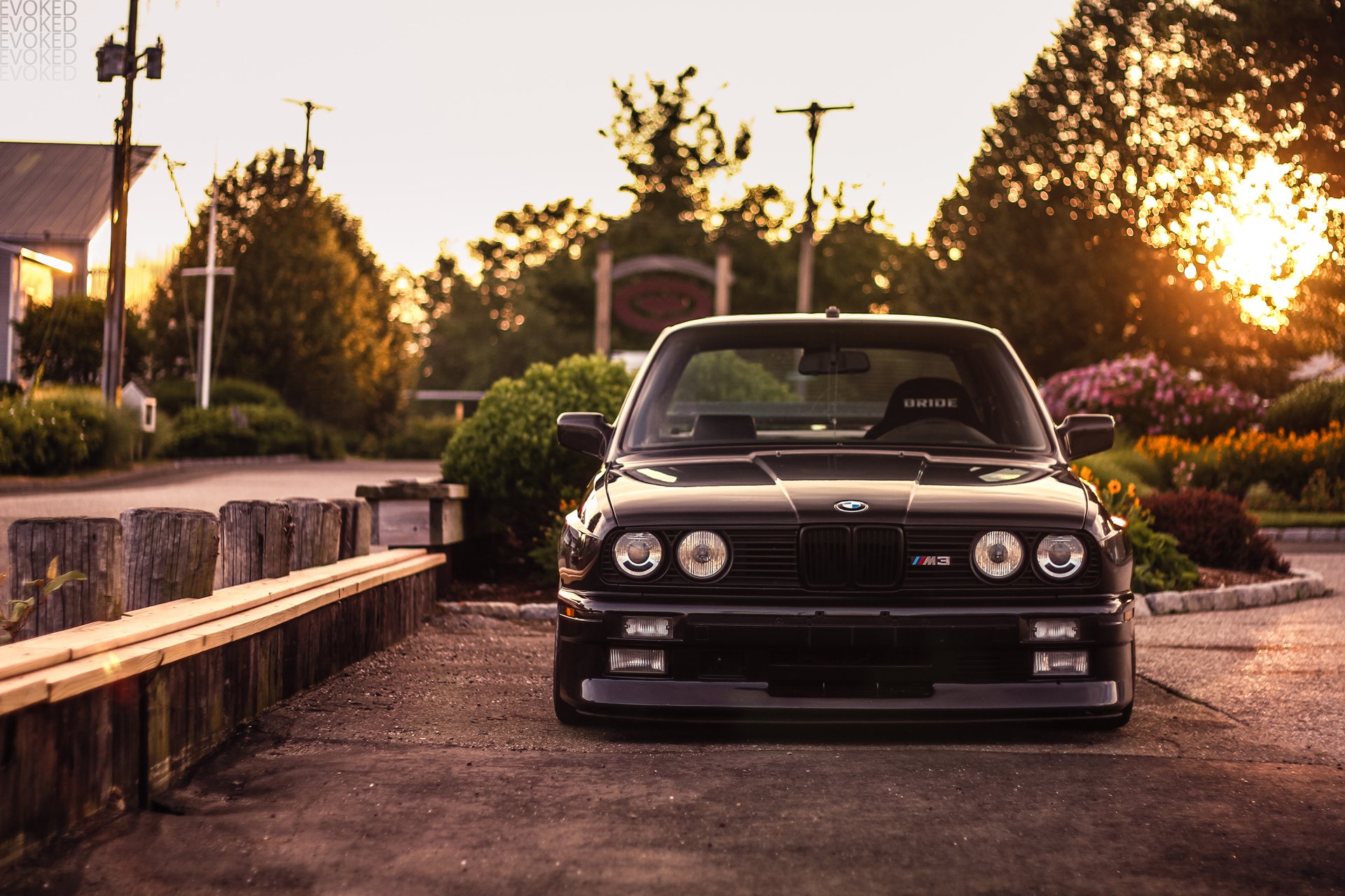 bmw serie 3 m3 e30 accionado negro frente