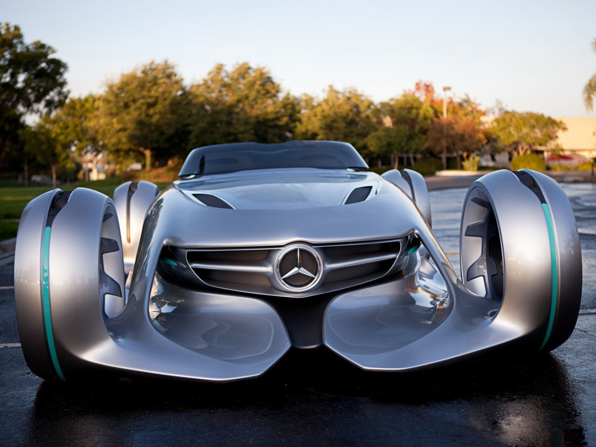 mercedes flecha de plata coche concepto