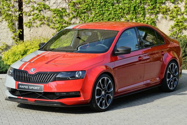 Skoda Rapid sport nowoczesna koncepcja