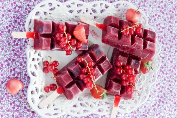 Delicious berry still life