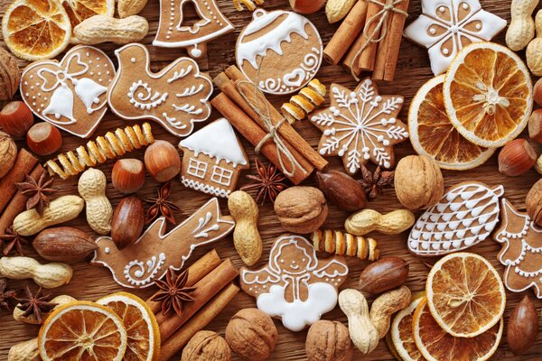 Galletas de año nuevo para todos los niños y adultos