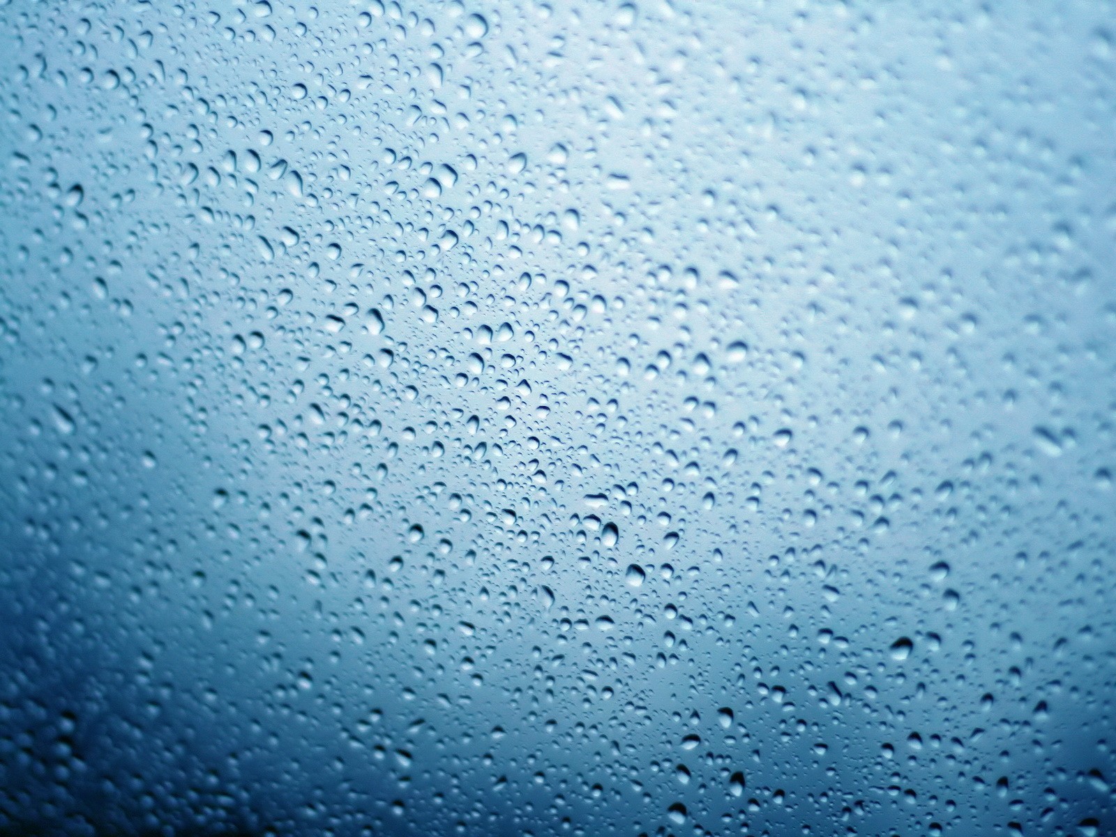 drops blue background