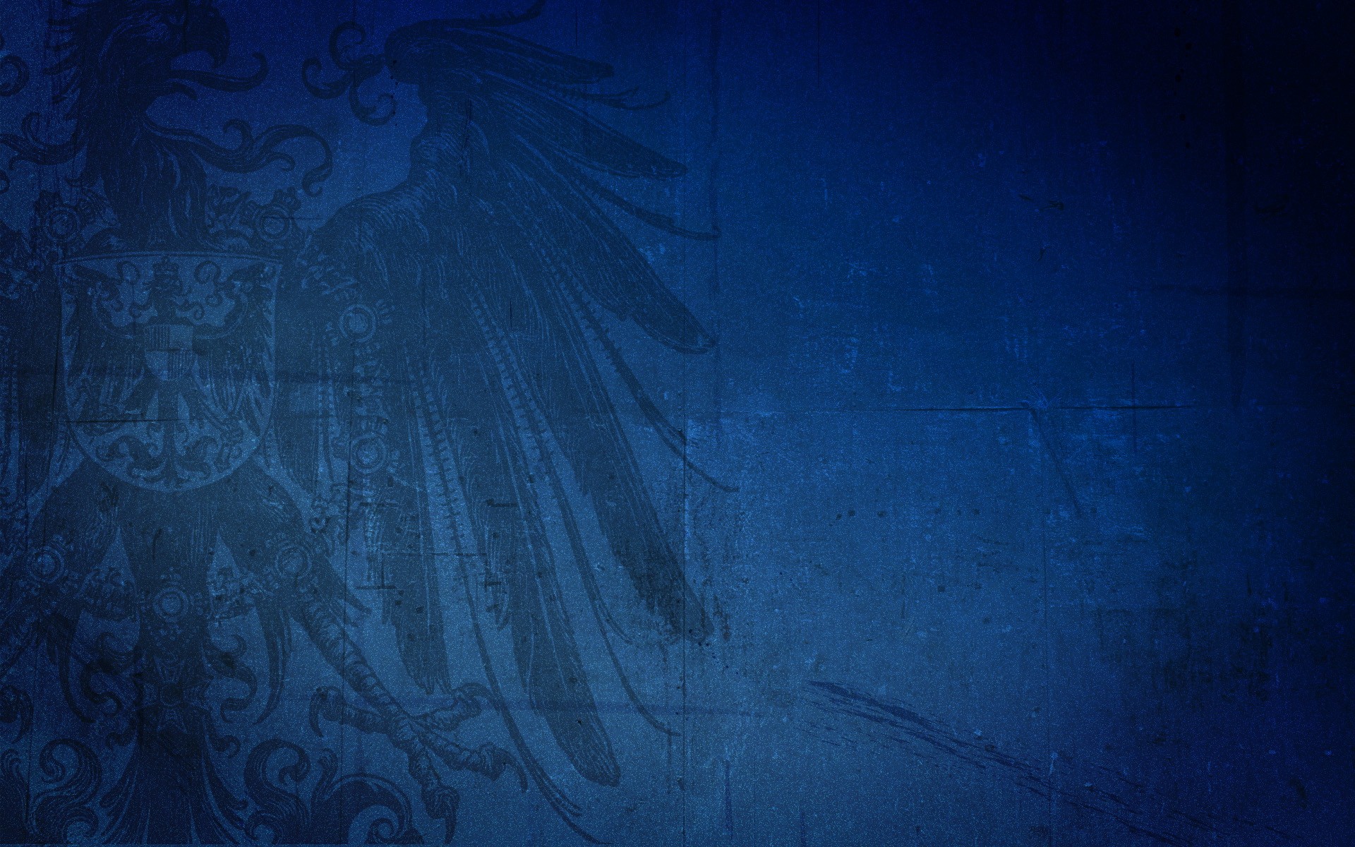 wappen hintergrund vogel blau