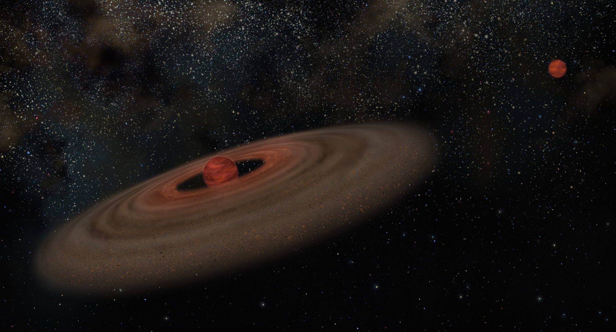 protoplanetary disk brown dwarfs exoplanets picture