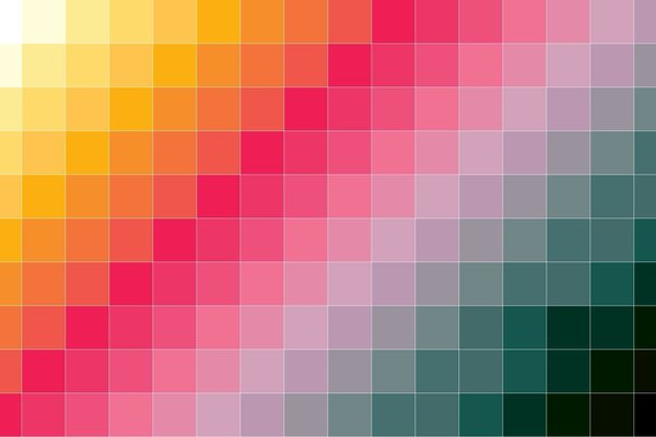 Grid of colored squares