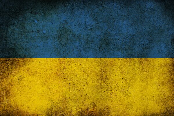 Drapeau National de l Ukraine deux couleurs