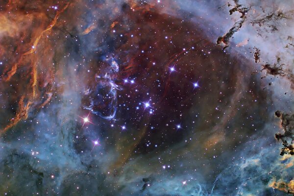 Nebulosa cósmica. Las estrellas y la eternidad