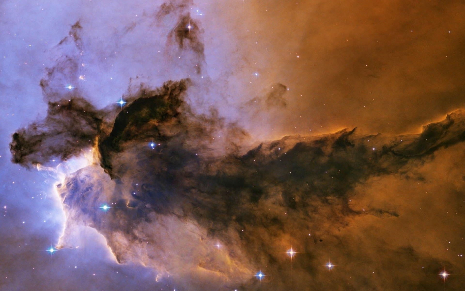 hubble eagle nebula