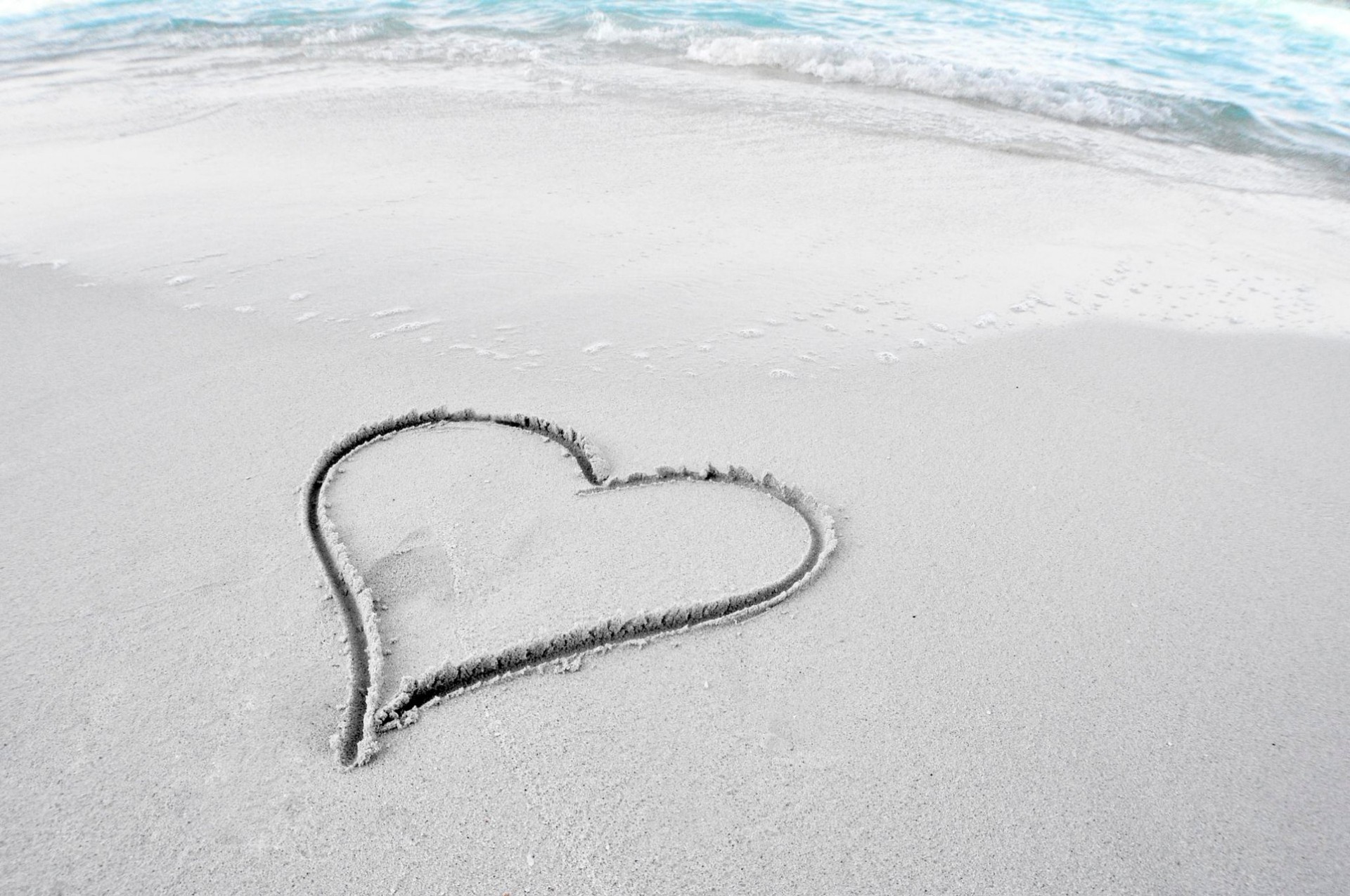 romantisch herz valentinstag strand liebe