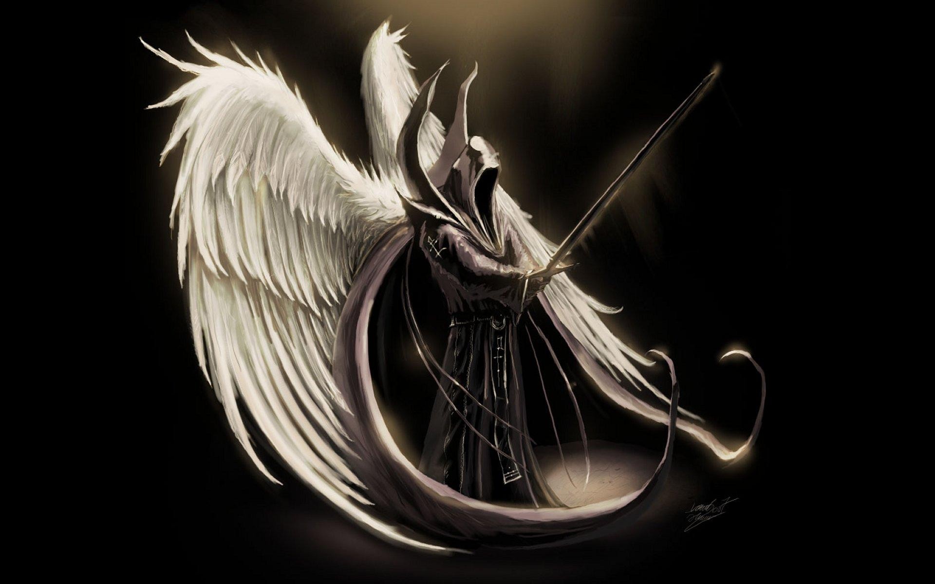 wings angel sword weapon