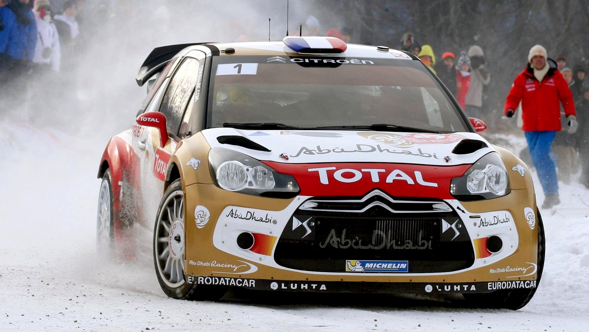 citroen ds3 rally wrc rally deporte gente fans auto coche capucha frente invierno