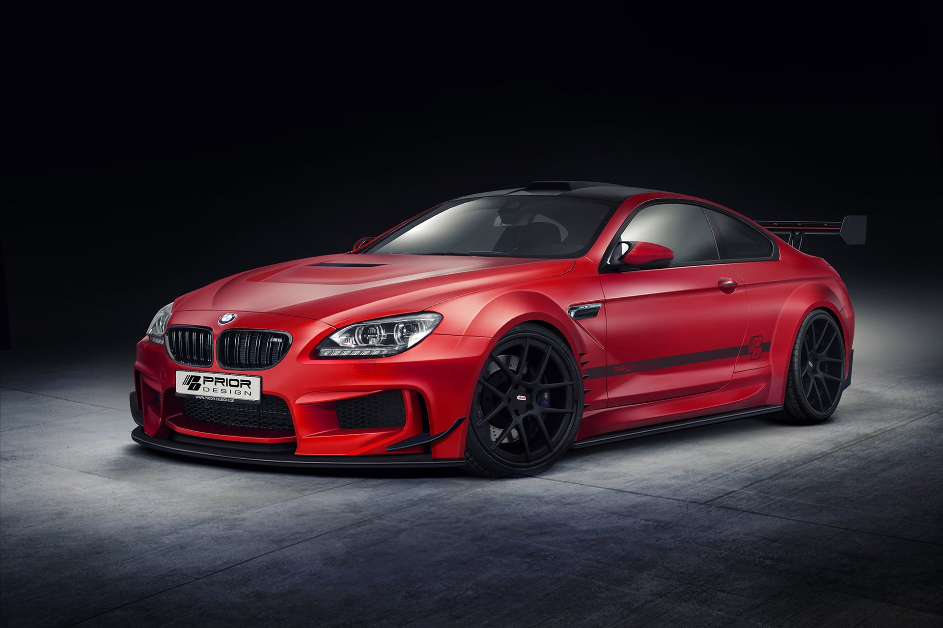 bmw m6 tuning bmw coupe prior design car red