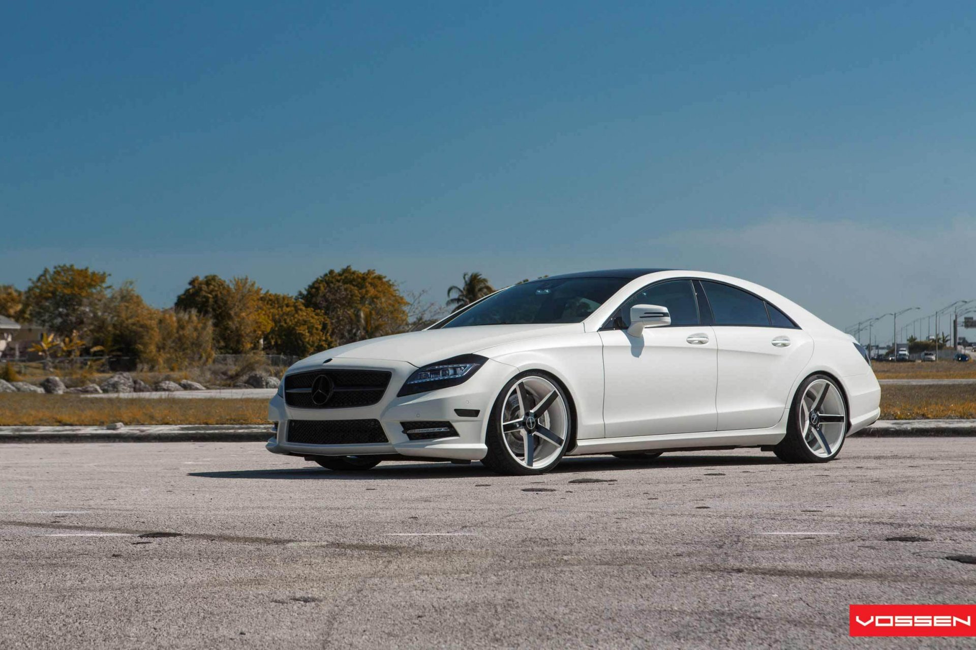 mercedes benz cls tuning vossen llantas