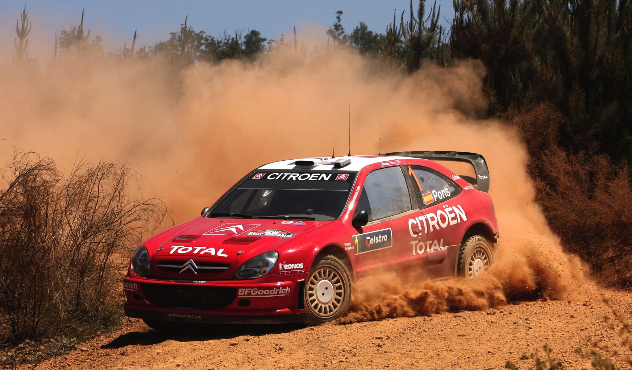 citroen xsara wrc rally rally auto car sport red dust speed turn skid