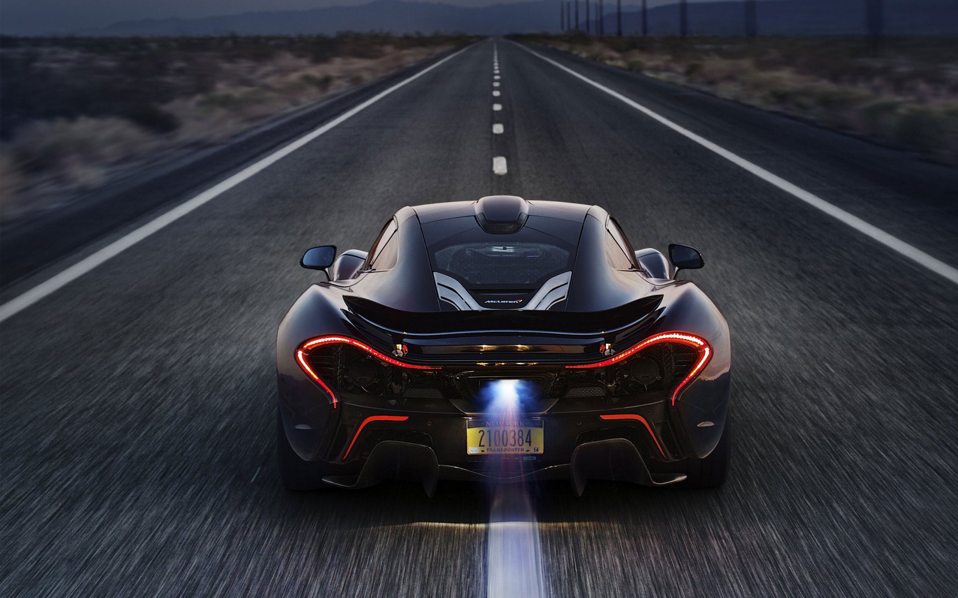 mclaren p1 2014 car supercar highway