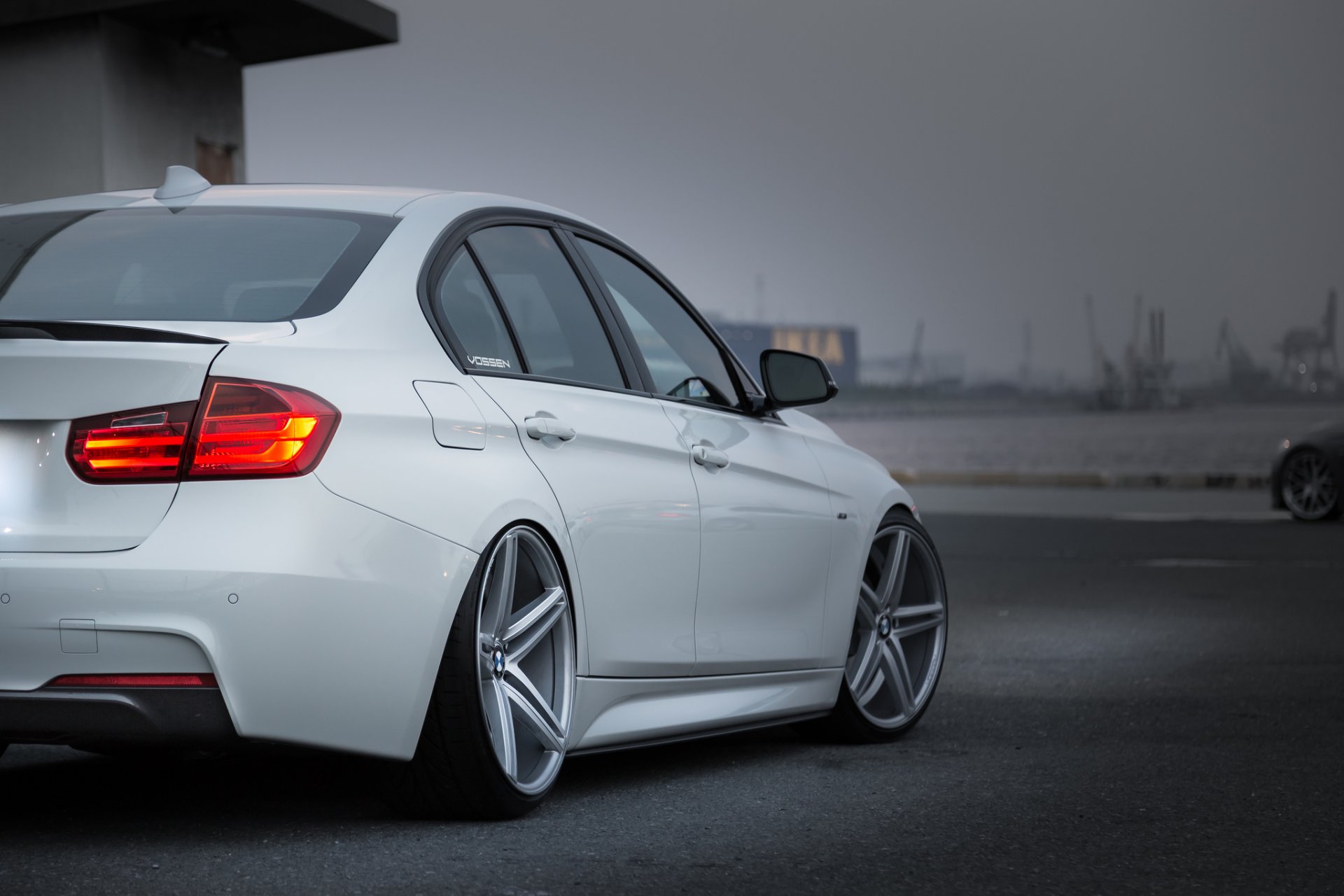 bmw auto vossen weiß tuning