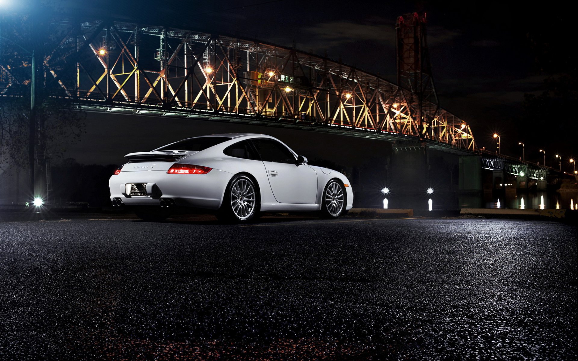 porsche nuit pont porsche 911 carrera