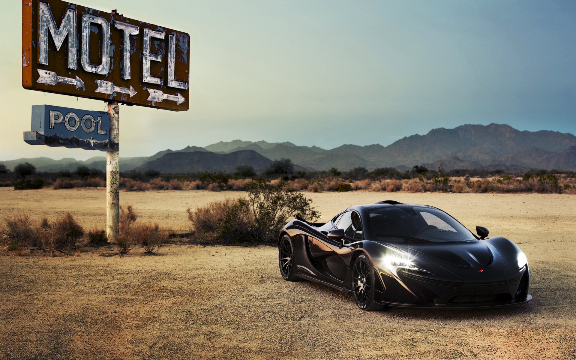 mclaren p1 noir mclaren supercar auto voiture phare