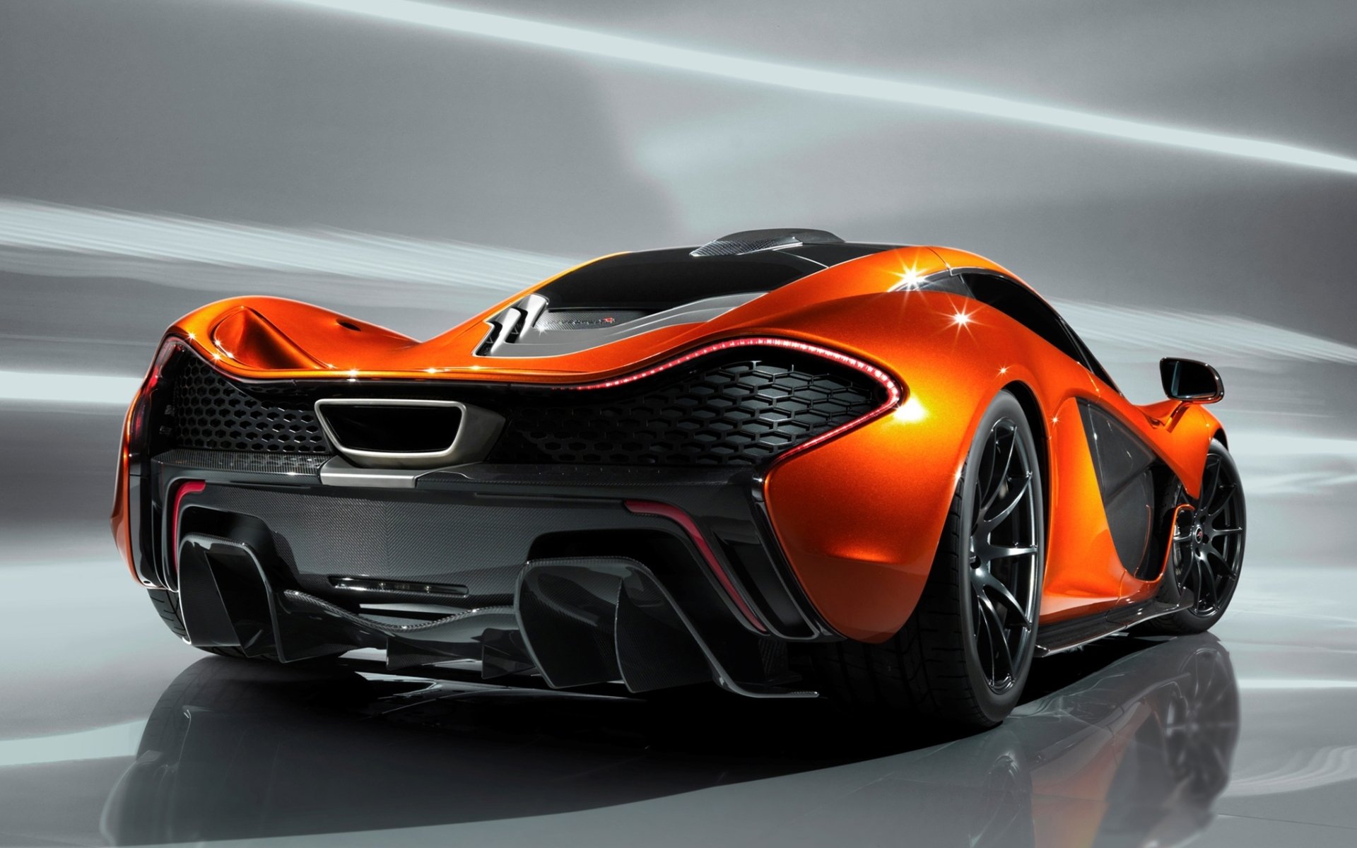 mclaren p1 concepto mclaren p1 concepto superdeportivo naranja vista trasera fondo