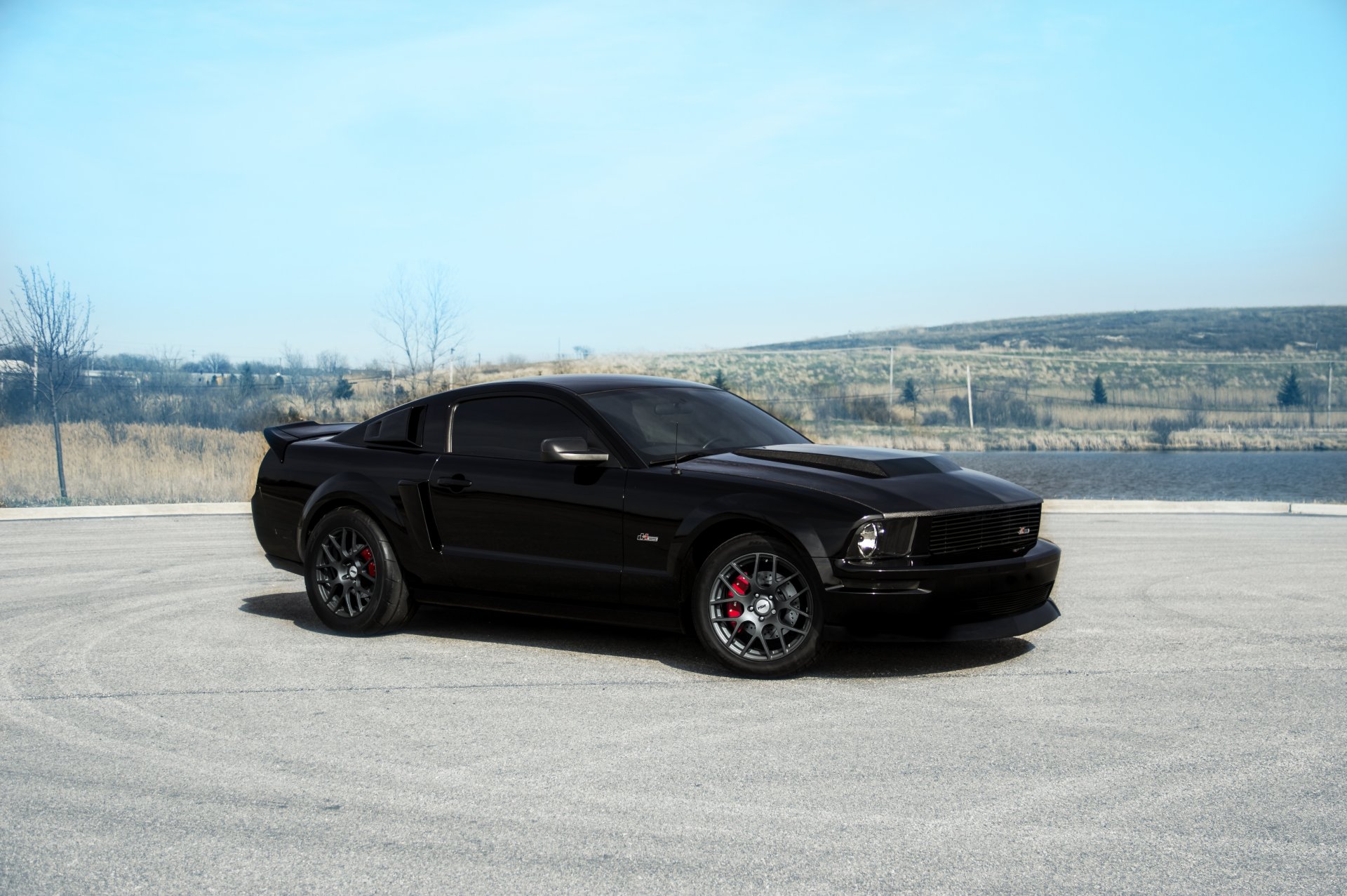 ford mustang gt noir paysage rouge et shelby saleen muscle dodge chevrolet camaro ss srt svh carbone fibre hearst super 4.6 malade