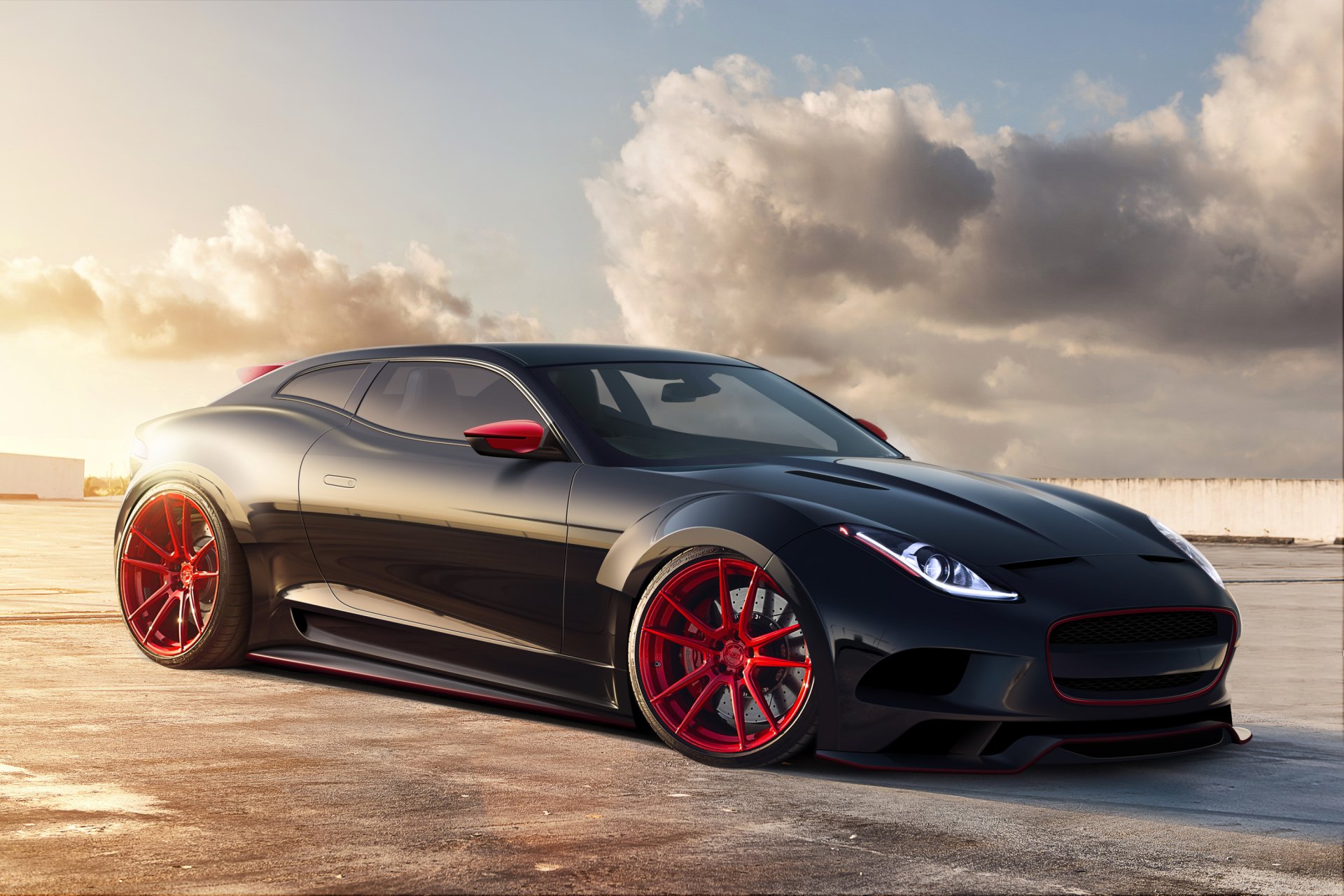 jaguar x-c16 jaguar tuning concept virtual tuning render tapety samochodowe