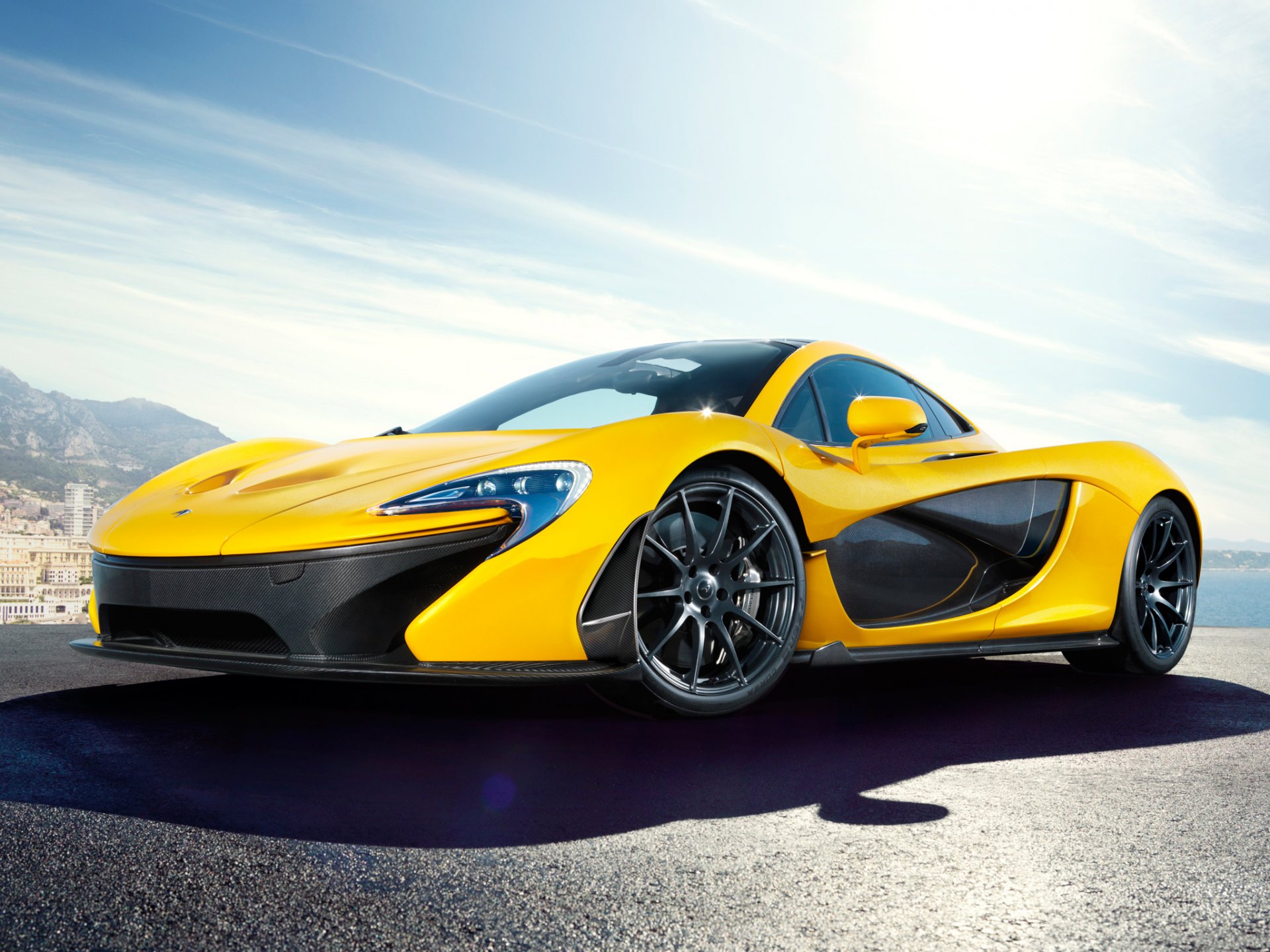 mclaren mclaren p1 mclaren konzept gelb