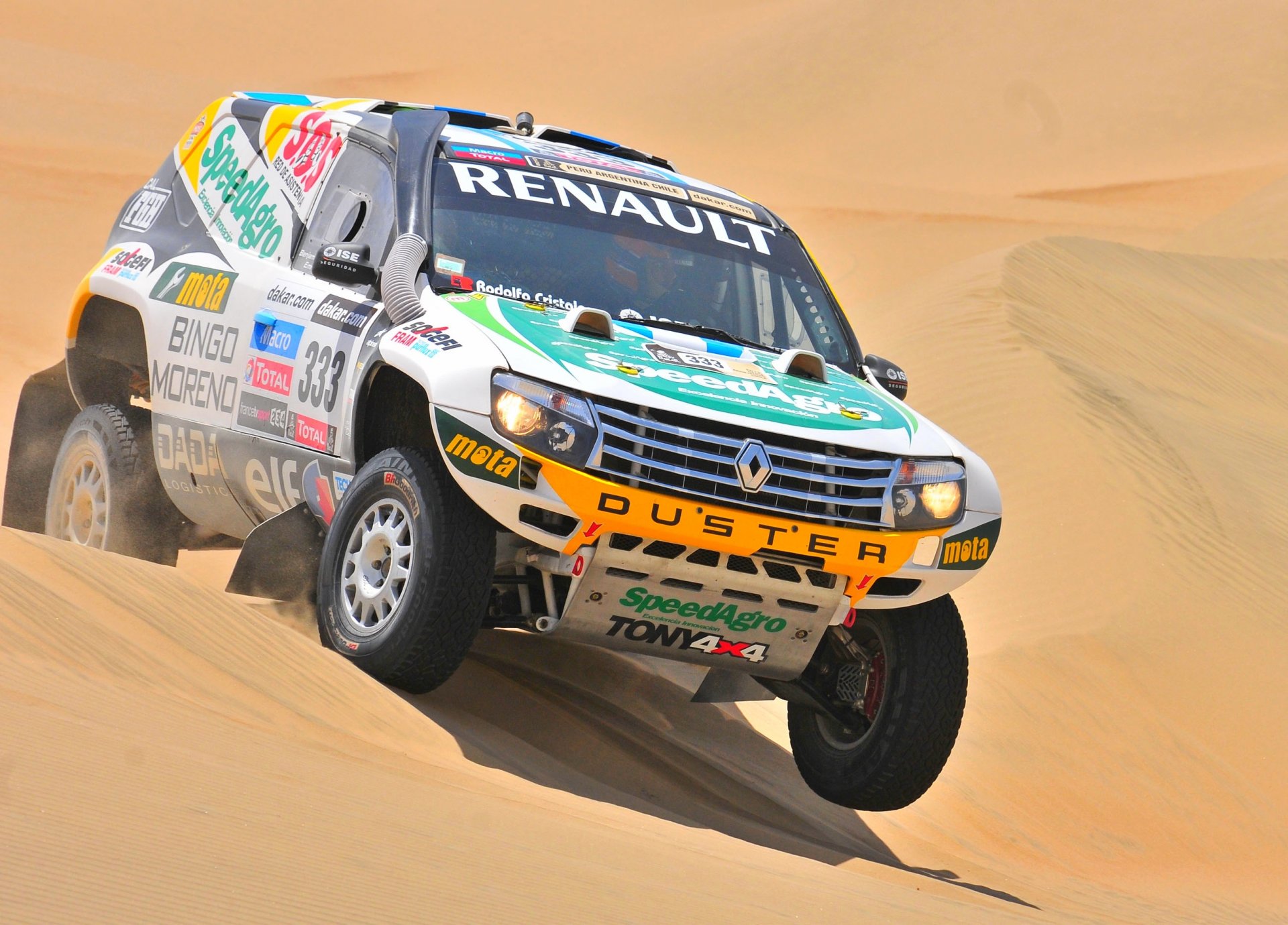 renault sand suv jeep sport dakar rallye rallye front