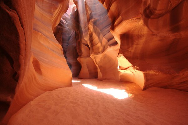 Mesmerizing cave relief in pastel colors